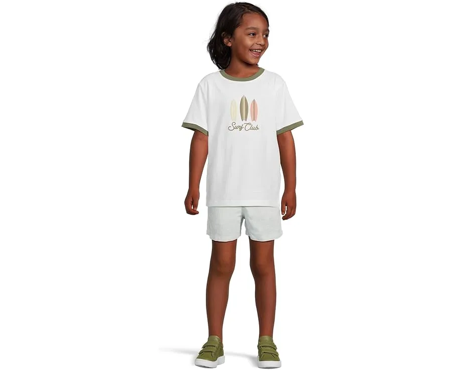 Janie and Jack футболка Surf Club с вышивкой для маленьких искателей приключений