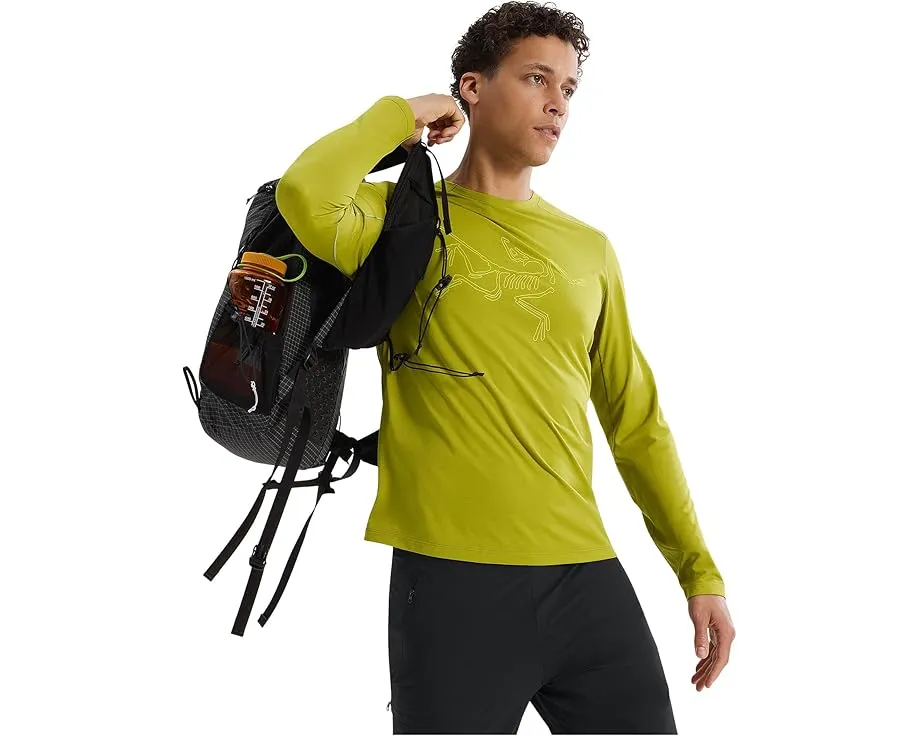 Футболка Arc'teryx Cormac Logo с длинным рукавом из переработанного полиэстера