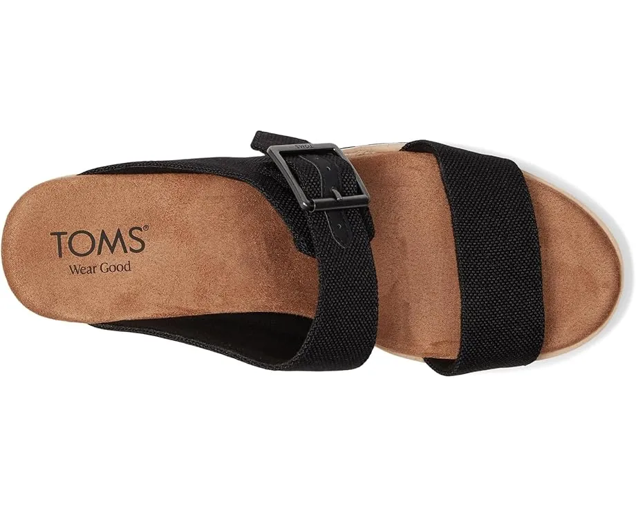 Сандалии Diana Mule Bukle на платформе с ремешками и пряжкой