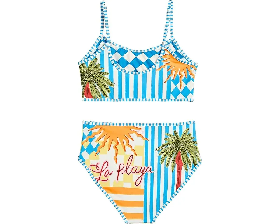 Детский купальник Beach Static Anse для девочек от Maaji Kids с полностью реверсивным принтом