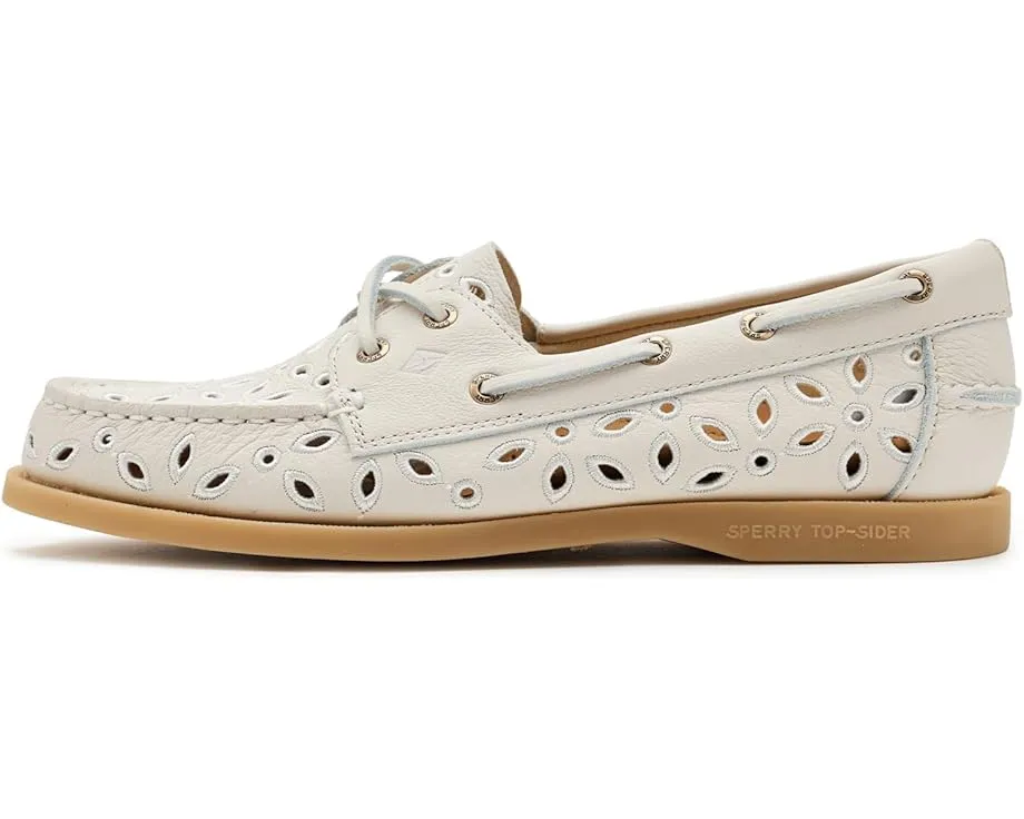 Ботинки Sperry A/O Embossed Perf с перфорацией и мокасиновой строчкой