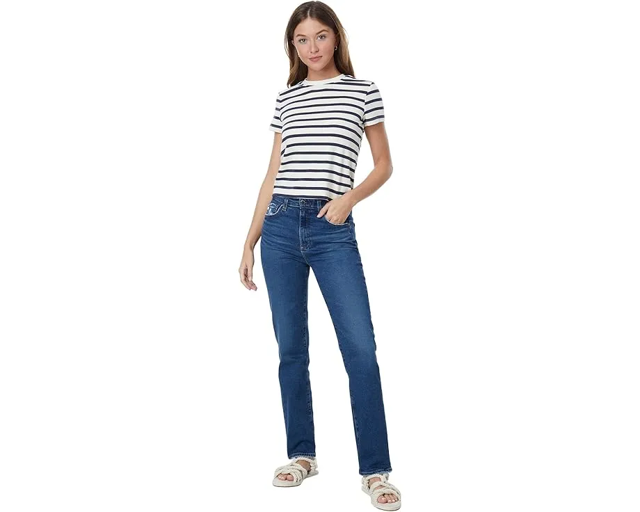 Джинсы AG Jeans Saige с высокой посадкой и прямым кроем