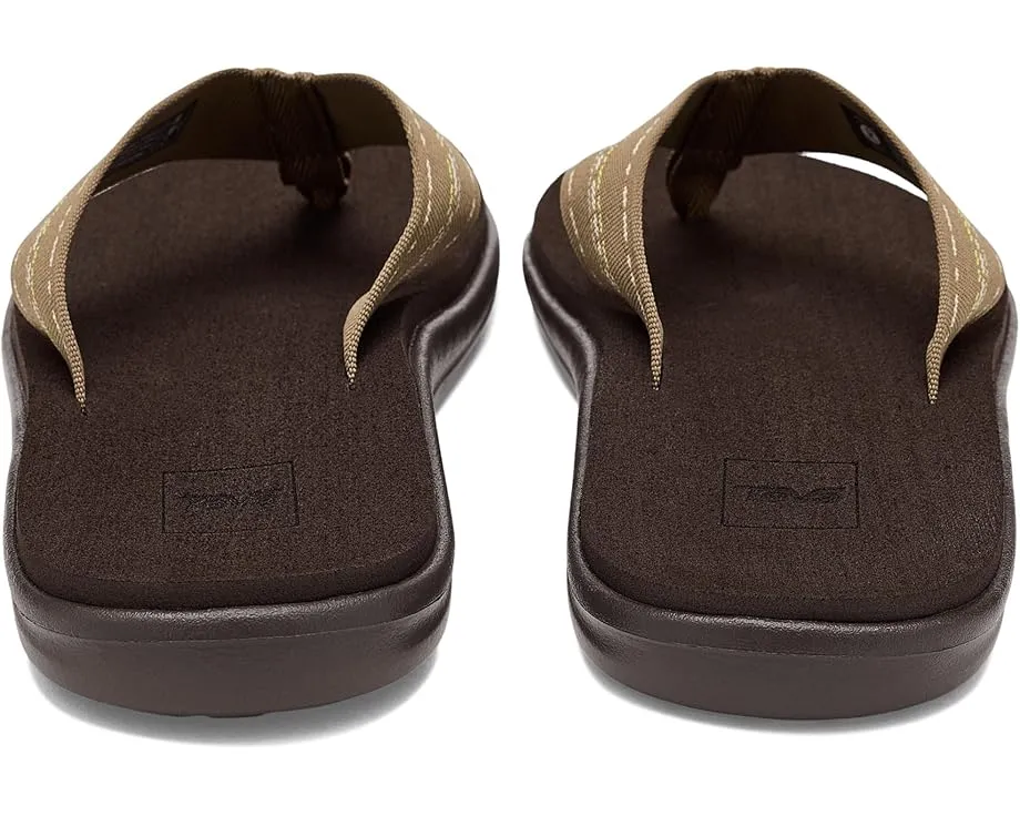 Сланцы Teva Voya Flip с быстросохнущими ремешками и стелькой Mush