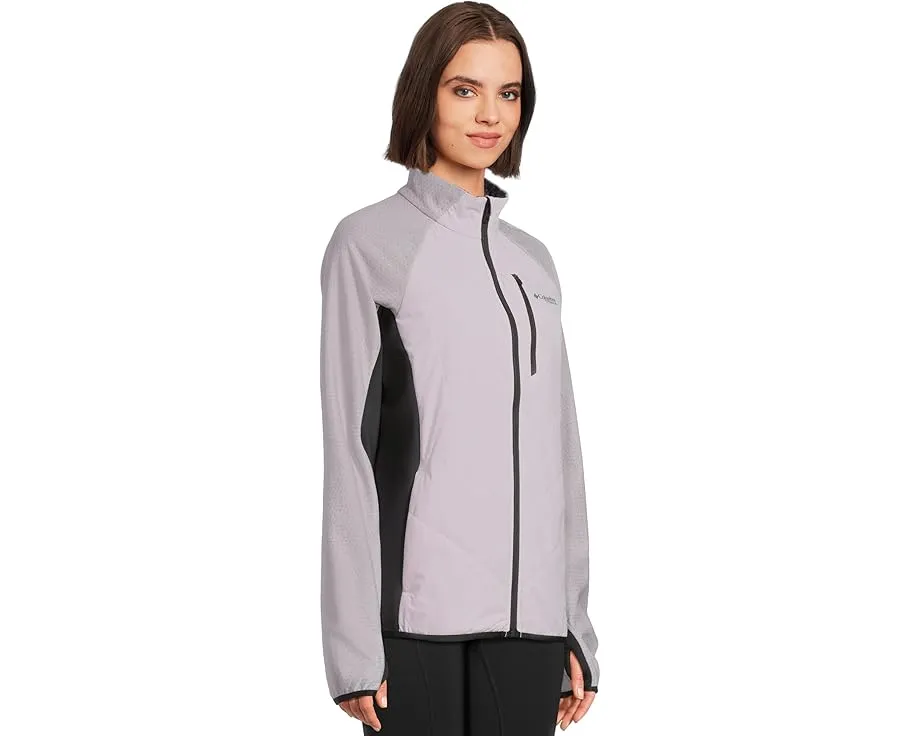 Куртка Columbia Arctic Crest Hybrid Full Zip с технологией Omni Heat Arctic и прорезями для большого пальца