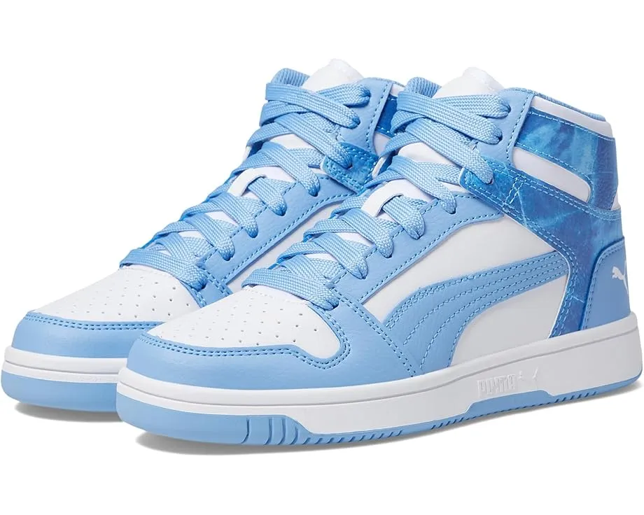 Детские кроссовки PUMA Rebound Layup Mid с технологией SoftFoam+ и перфорацией