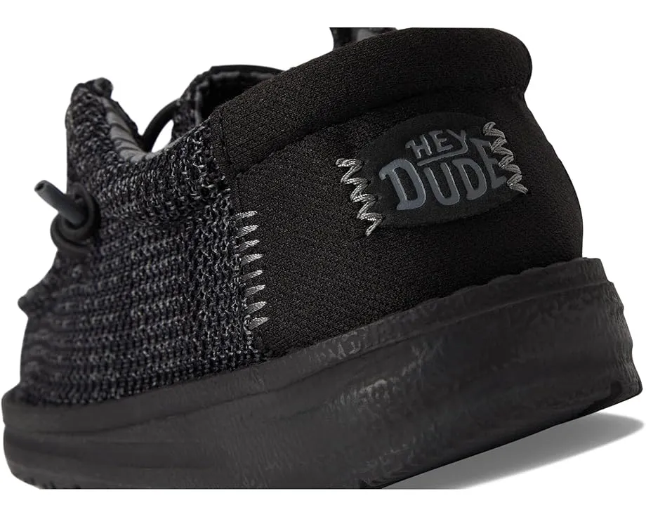 Детские слипоны Hey Dude Wally Stretch Sox с эластичными шнурками