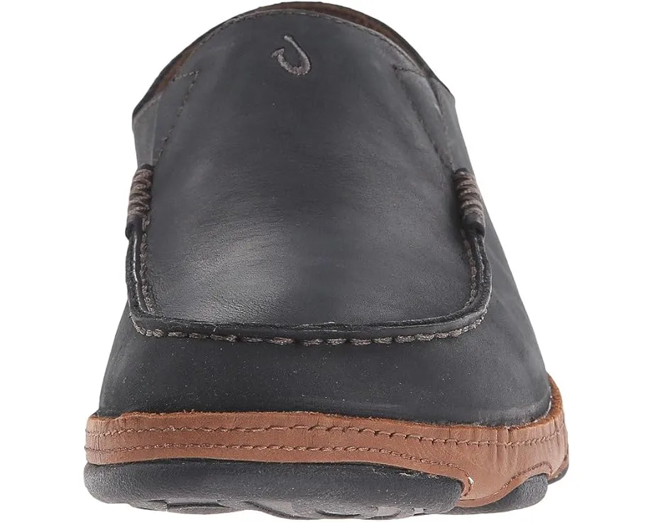 Мокасины OluKai Moloa из цельной кожи с гелевой вставкой и складывающейся пяткой