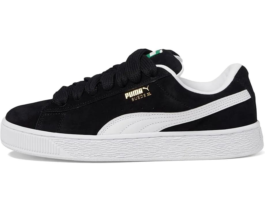 Кроссовки Puma Suede XL из замши и кожи с контрастной шнуровкой в уличном стиле