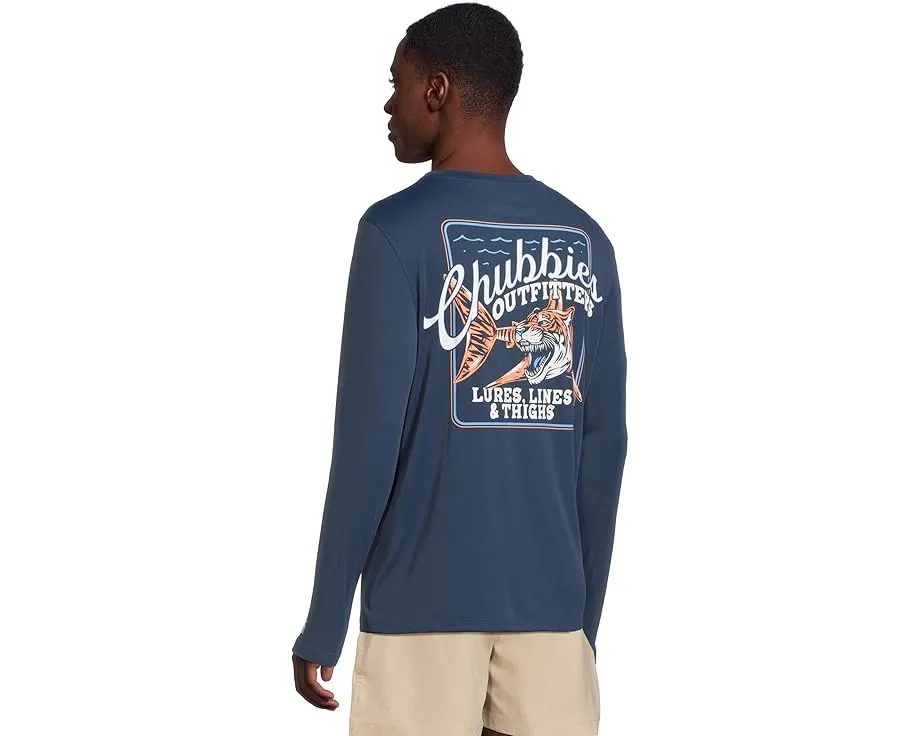 Лонгслив Chubbies The Surf Skin с защитой UPF 50+ и влагоотводящими свойствами