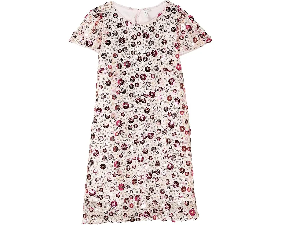 Платье для девочек с пайетками и цветочным узором Janie and Jack