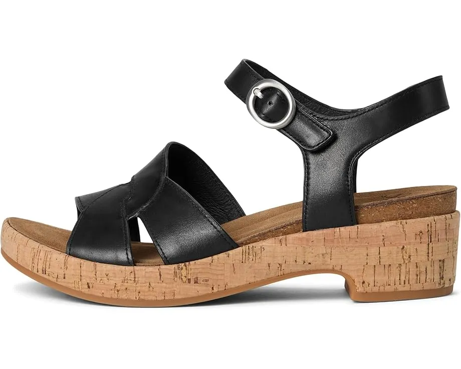 Сандалии Sofft Capri на платформе с пробковой стелькой и противоскользящей подошвой