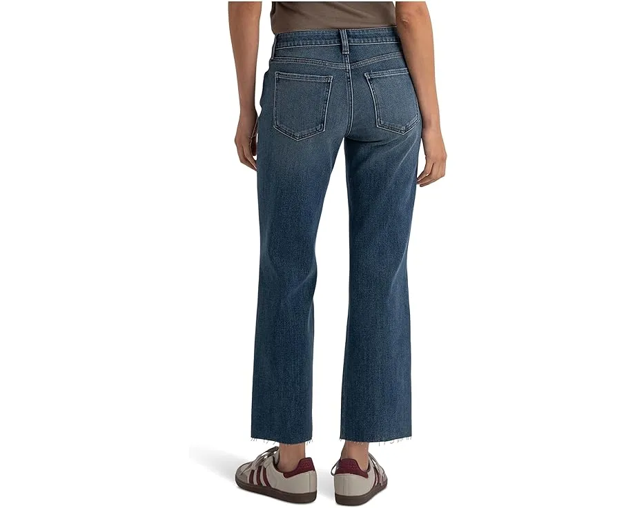 Джинсы KUT from the Kloth Kelsey Petite с высокой талией и клешем до щиколотки