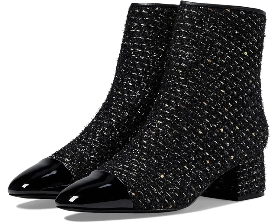 Ботильоны Steve Madden Eiffel с контрастным мыском и массивным каблуком