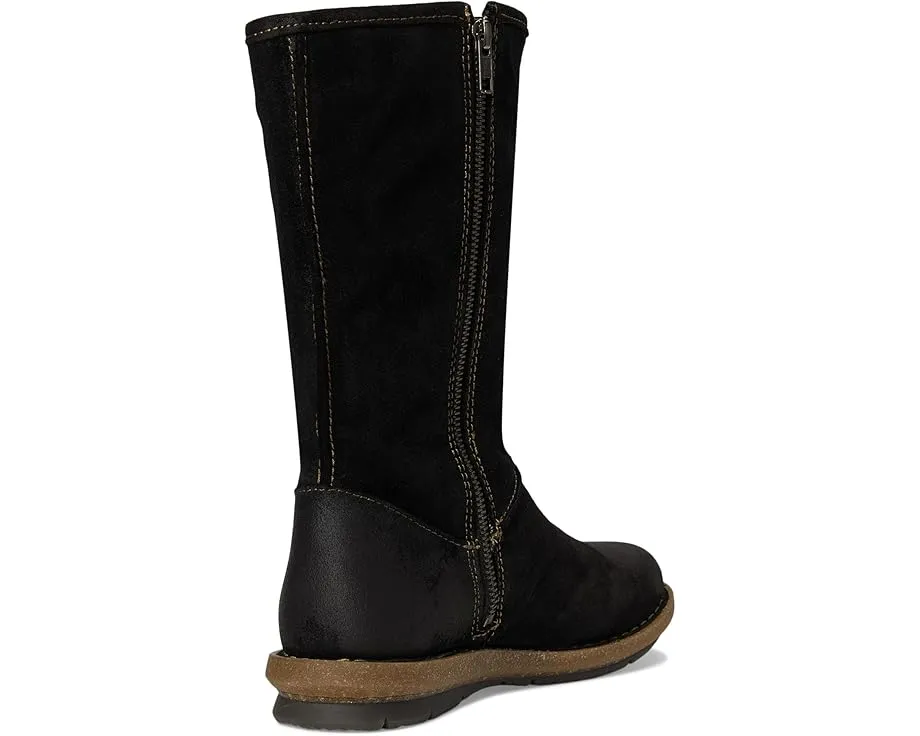 Ботинки Born Salee из мягкой замши с боковой молнией и пробковой подошвой