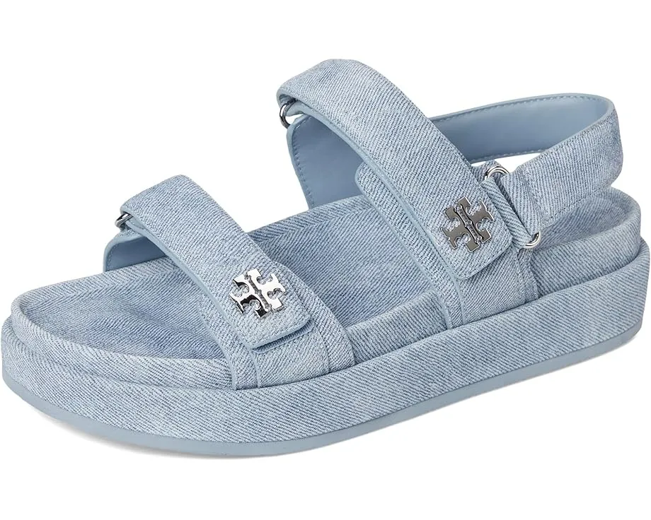 Спортивные сандалии Tory Burch Kira с кожаной стелькой и резиновой подошвой