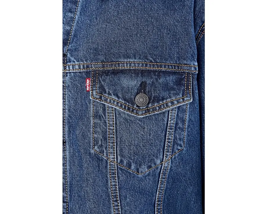 Куртка Levi's® Premium Relaxed Fit Trucker в свободном крое с накладными карманами
