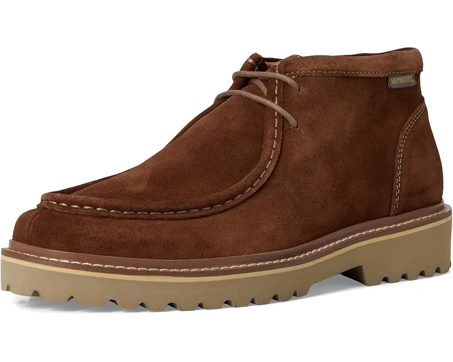 Ботинки Mephisto Alexander из замши с мокасиновым носком и массивным каблуком