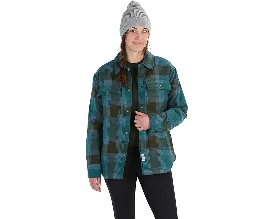Куртка Ridgefield Sherpa Flannel с мягкой подкладкой из шерпи и классическим воротником
