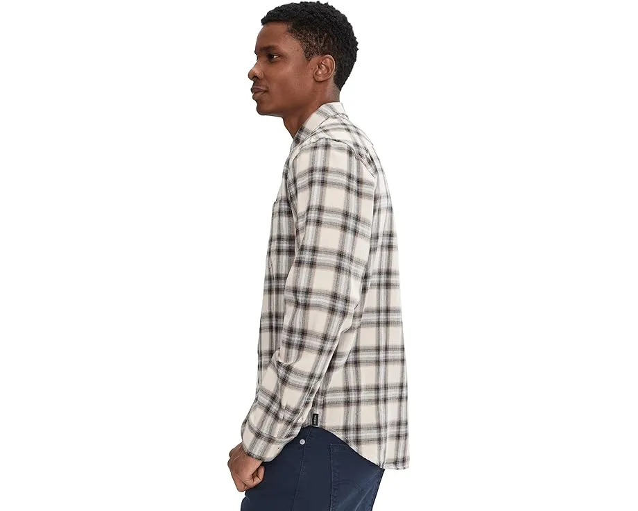 Рубашка Liverpool Los Angeles с длинным рукавом и фигурной кокеткой на пуговицах