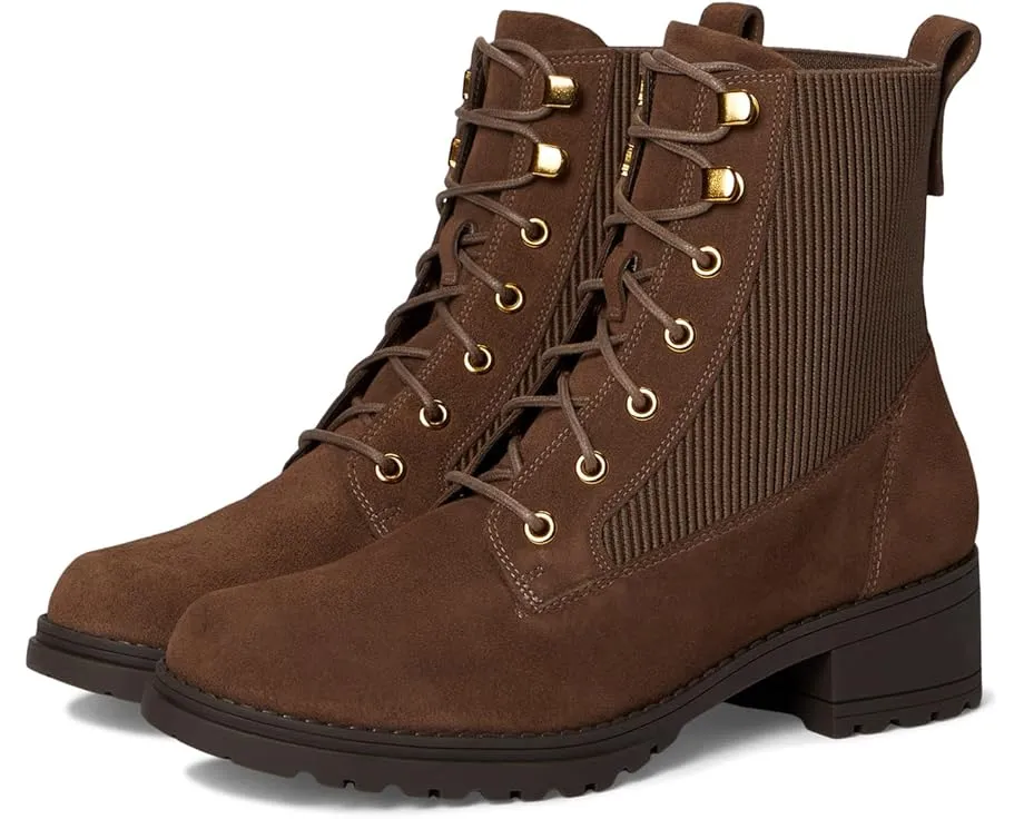 Cole Haan Camea Waterproof Combat Boot 2 на квадратном каблуке из кожи