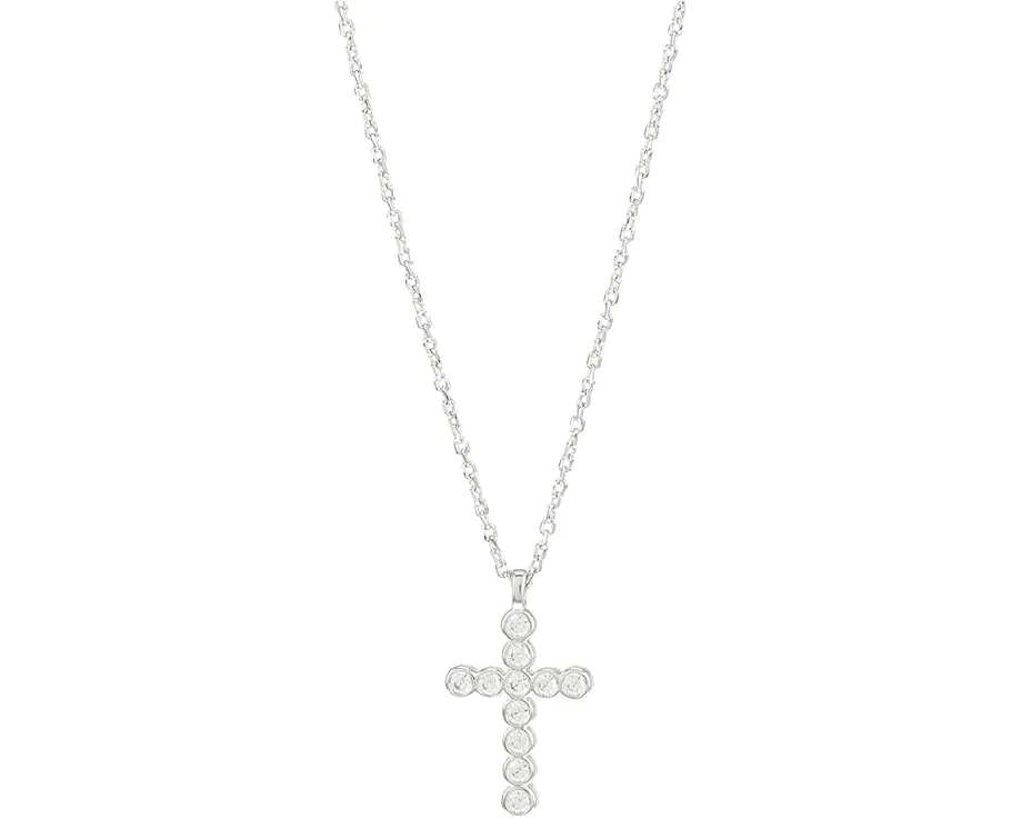 Кулон Kendra Scott Cross Crystal на цепочке с кристаллами циркония