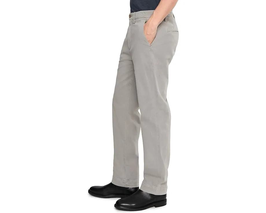 Прямые брюки AG Jeans Archie Sueded Straight из итальянского сатина