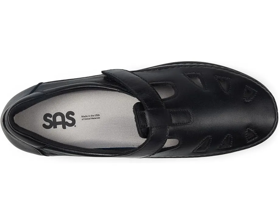 Лоферы SAS Roamer T-Strap Comfort с широкой колодкой и стелькой CoolStep