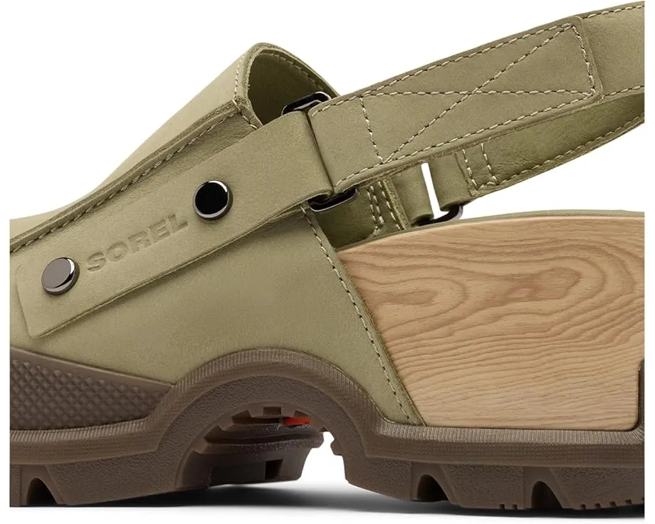 Клоги SOREL Roam’N Clog RBR из гладкой кожи с регулируемой липучкой