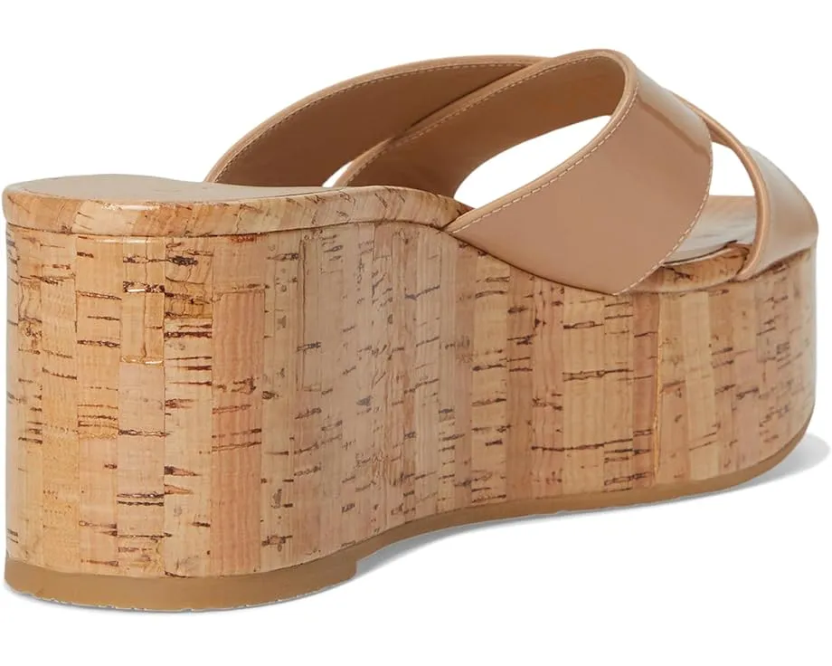 Сандалии Stuart Weitzman Dayna Wedge Slide на платформе с открытым носком