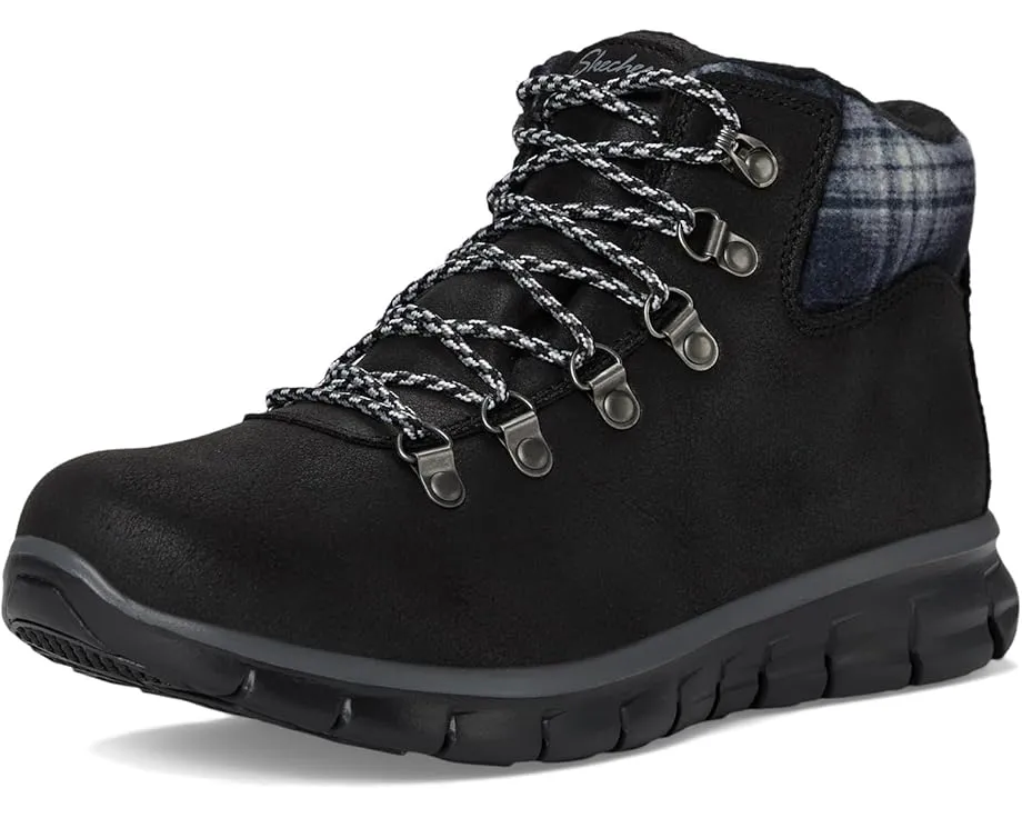 Ботинки Skechers Synergy Plaid Mood с водонепроницаемым верхом