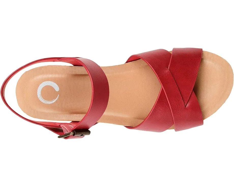 Journee Collection Сандалии Valentina на платформе с комфортной пеной Comfort Foam™