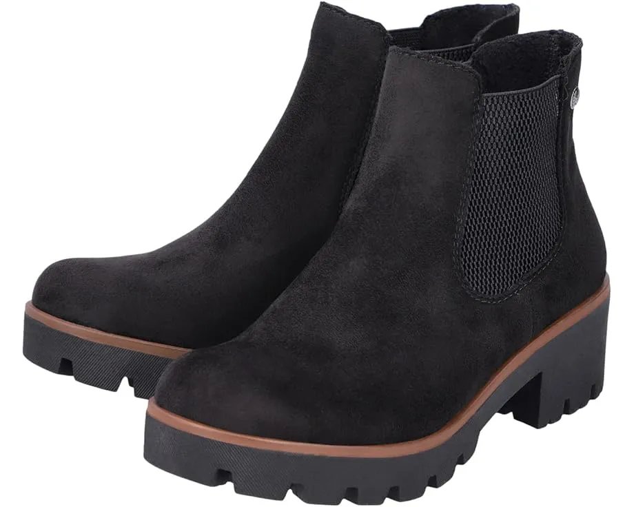 Ботильоны Rieker Amalia 65 на платформе с искусственным мехом внутри