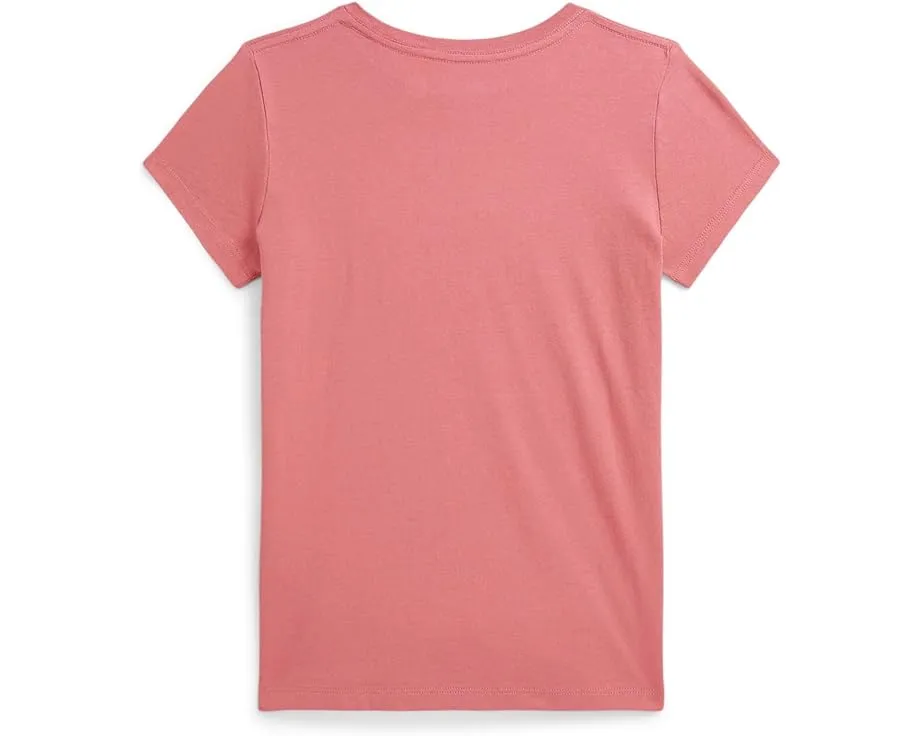 Детская футболка Polo Ralph Lauren с логотипом из хлопкового джерси для малышей и детей младшего возраста