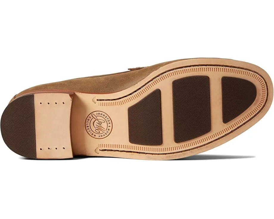 Лоферы Johnston & Murphy Baldwin из кожи Horween с кожаной вставкой