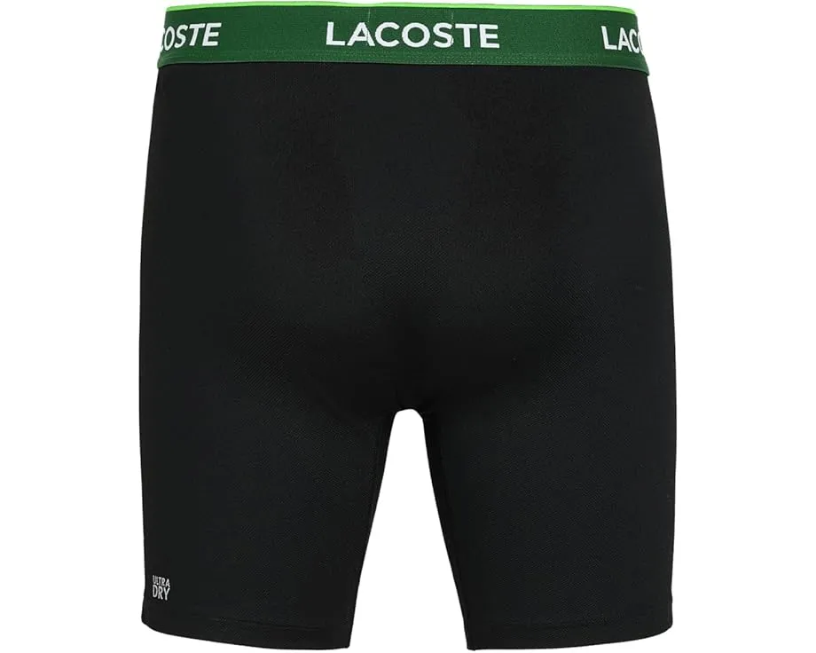 Lacoste 3 пары технологичных сетчатых трусов-боксеров с технологией Ultra Dry
