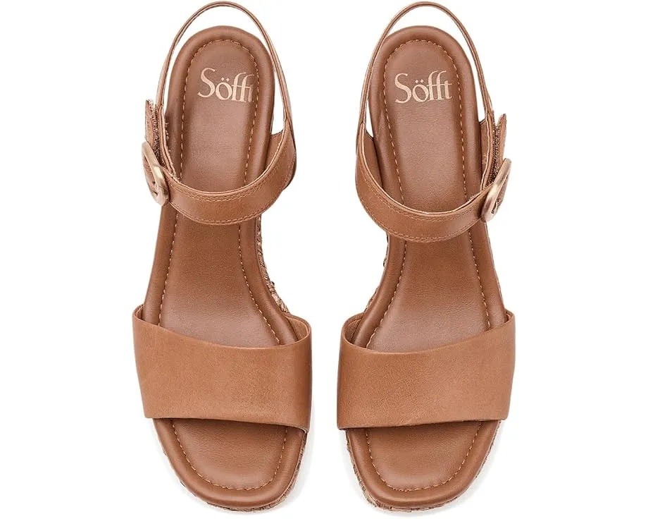 Босоножки Sofft Inez Leather на танкетке