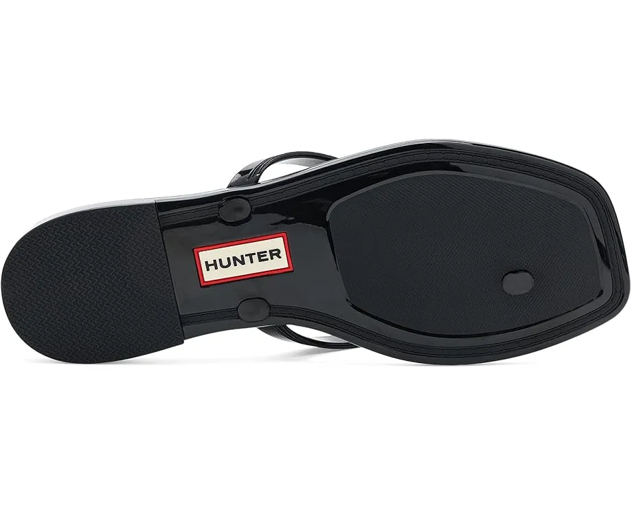 Hunter сланцы Marin с квадратным носком и плоской подошвой