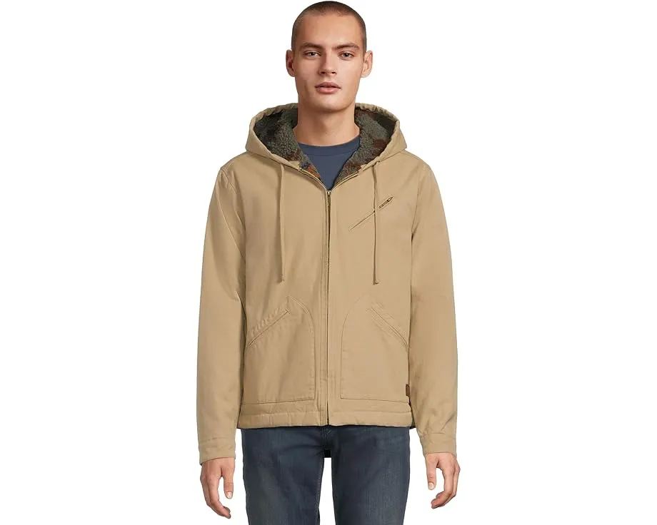 Куртка RVCA Sonora с капюшоном на молнии и подкладкой из шерпи
