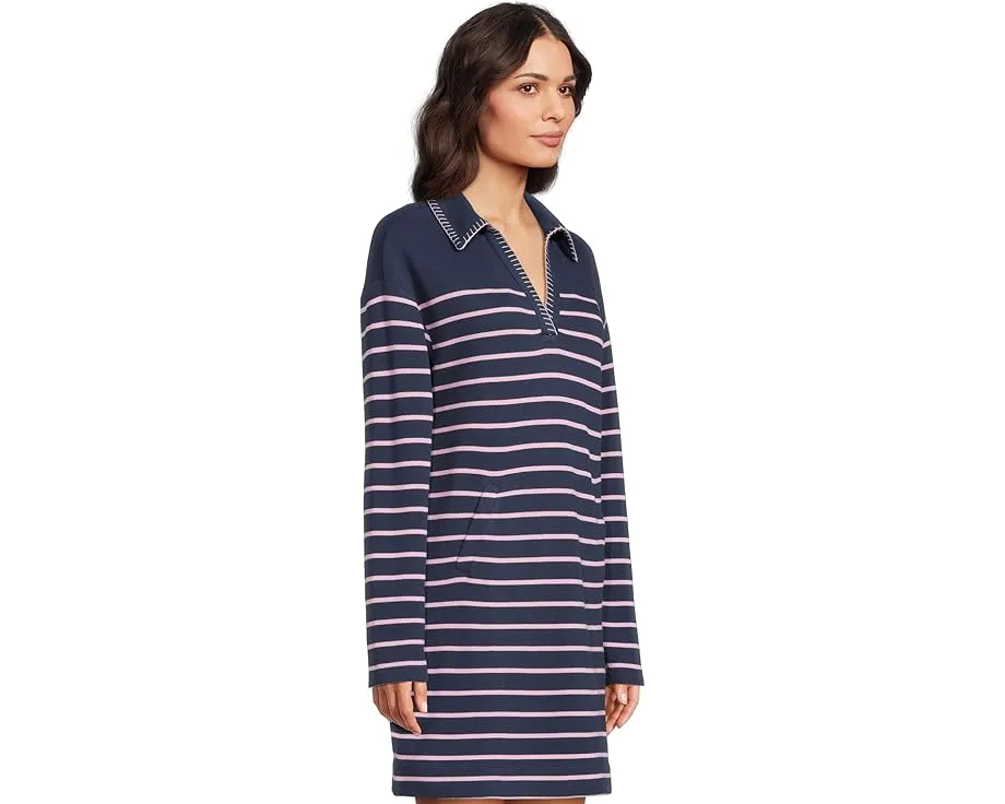 Платье Corvaya с V-образным вырезом и декоративной строчкой от Lilly Pulitzer