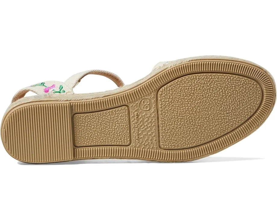 Эспадрильи Toni Pons Garbet с вышивкой цветов и открытым носком