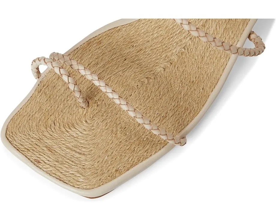 Босоножки Schutz Kaya Straw Mid на шпильке с квадратным носком