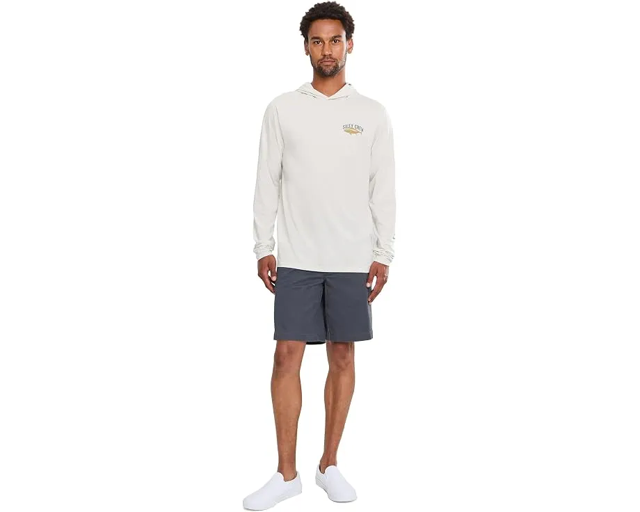 Рашгард с капюшоном Bitmap Hood Sunshirt от Salty Crew