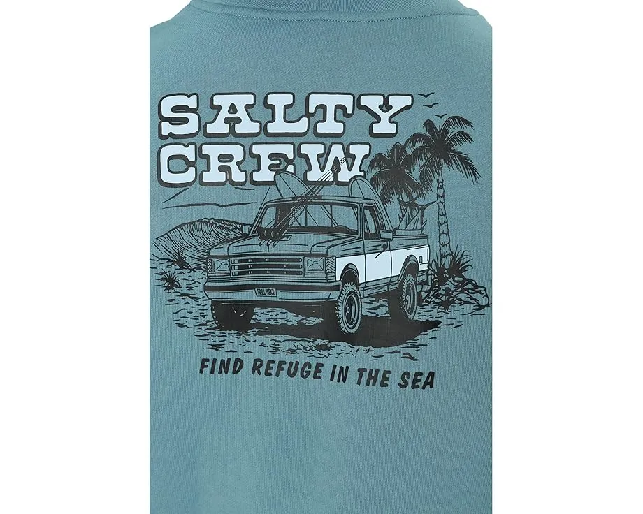 Толстовка Salty Crew Truck Stop Fleece с капюшоном и принтом