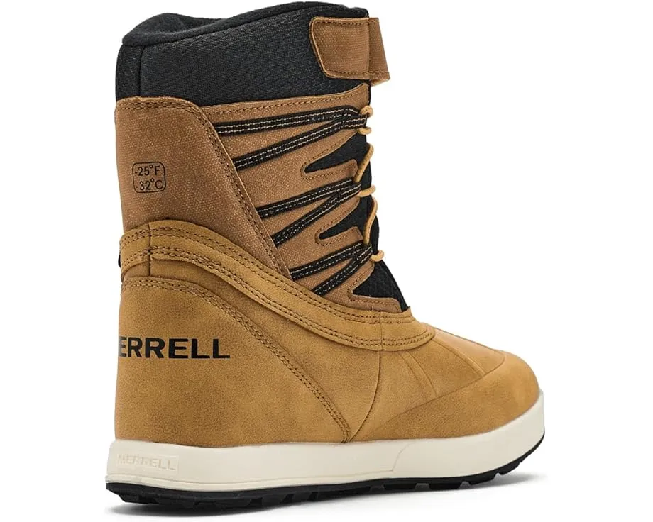 Детские зимние ботинки Merrell Kids Snow Bank 5.0 Waterproof с флисовой подкладкой