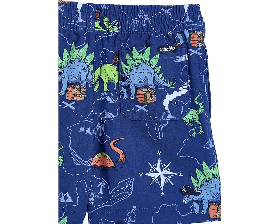 Плавательные шорты Chubbies Kids The Lil Rex Marks The Spot с динозаврами