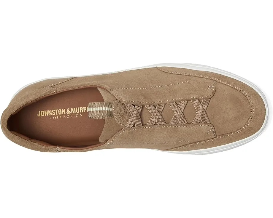 Туфли Johnston & Murphy Anson Stretch Lace-To-Toe с водоотталкивающей замшей