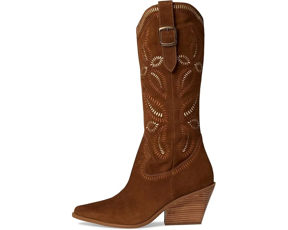 Высокие сапоги Seychelles Country Star из замши с вышивкой в ковбойском стиле