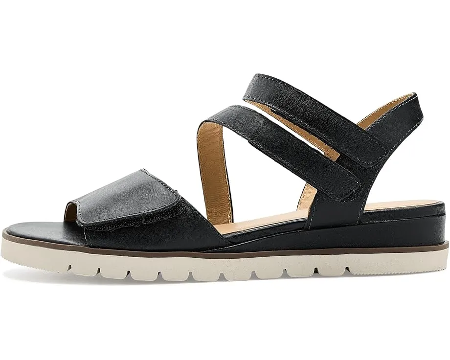 Сандалии Triple с тремя регулируемыми ремешками и клиновидной подошвой David Tate