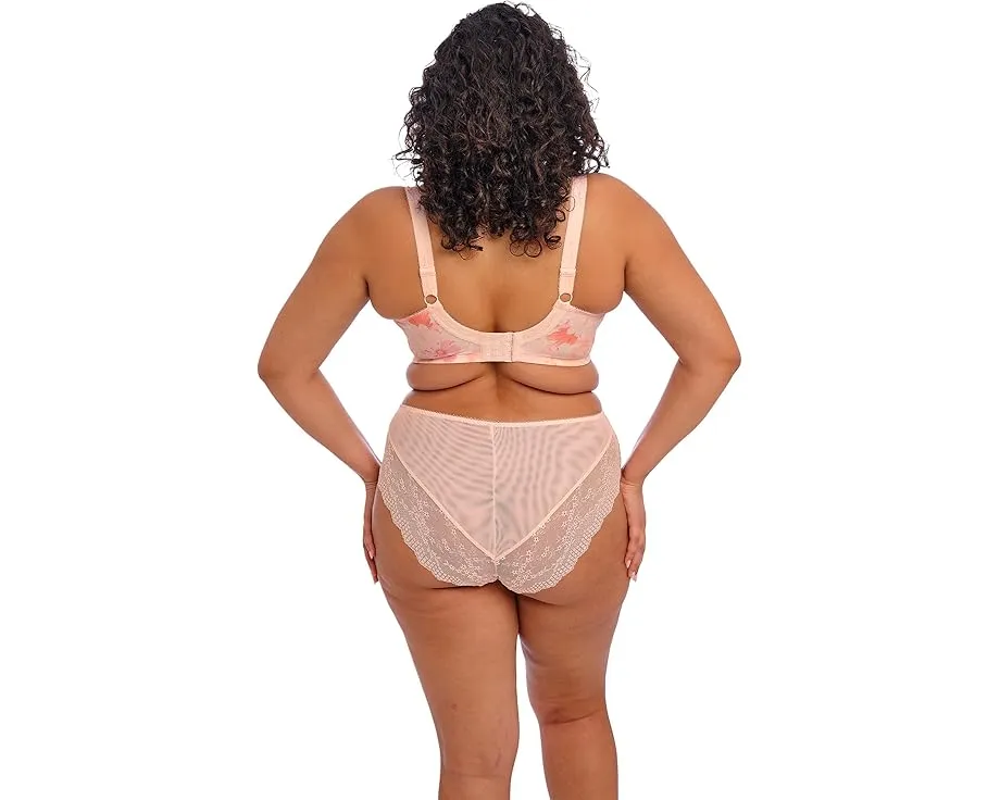 Elomi Lucie Underwire Plunge Stretch Bra бюстгальтер с цветочным принтом и чашками из стрейч-кружева