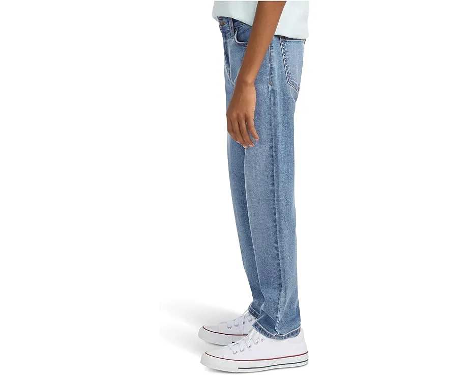 Прямые джинсы для детей с эластичным денимом и регулируемой резинкой abercrombie kids